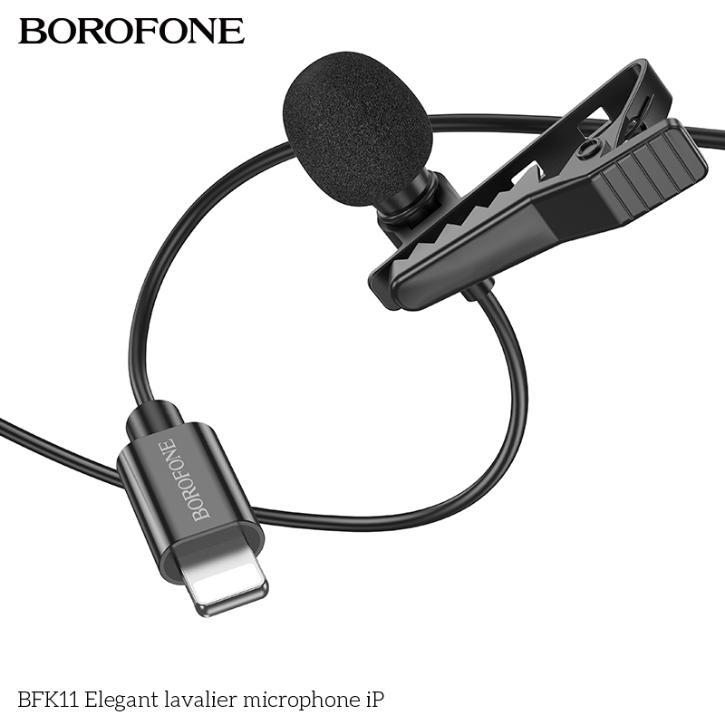 BOROFONE BFK11 Elegant lavalier microphone Lightning NZ